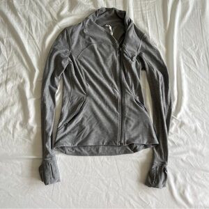 Lululemon Gray Zip-Up Athletic Jacket